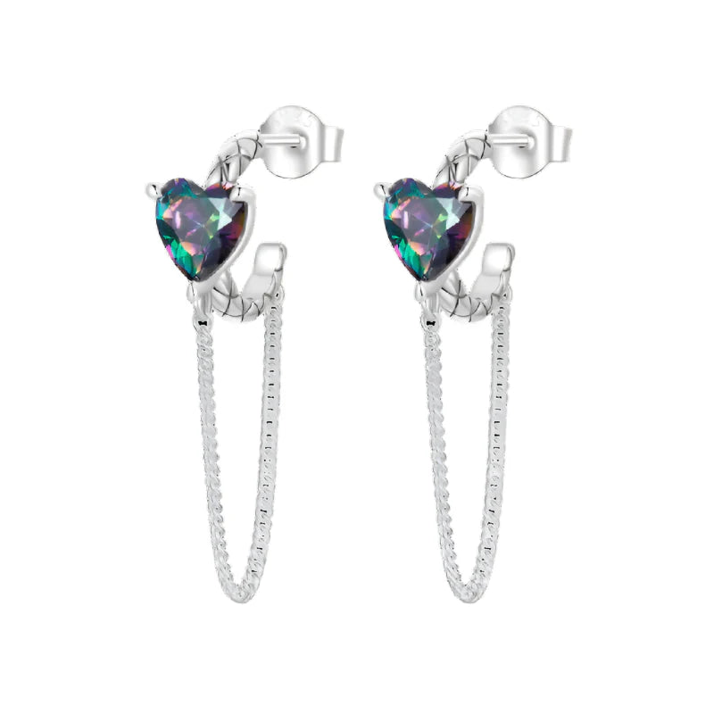 Heart Stud Earrings