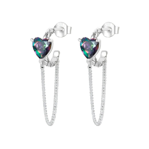 Heart Stud Earrings
