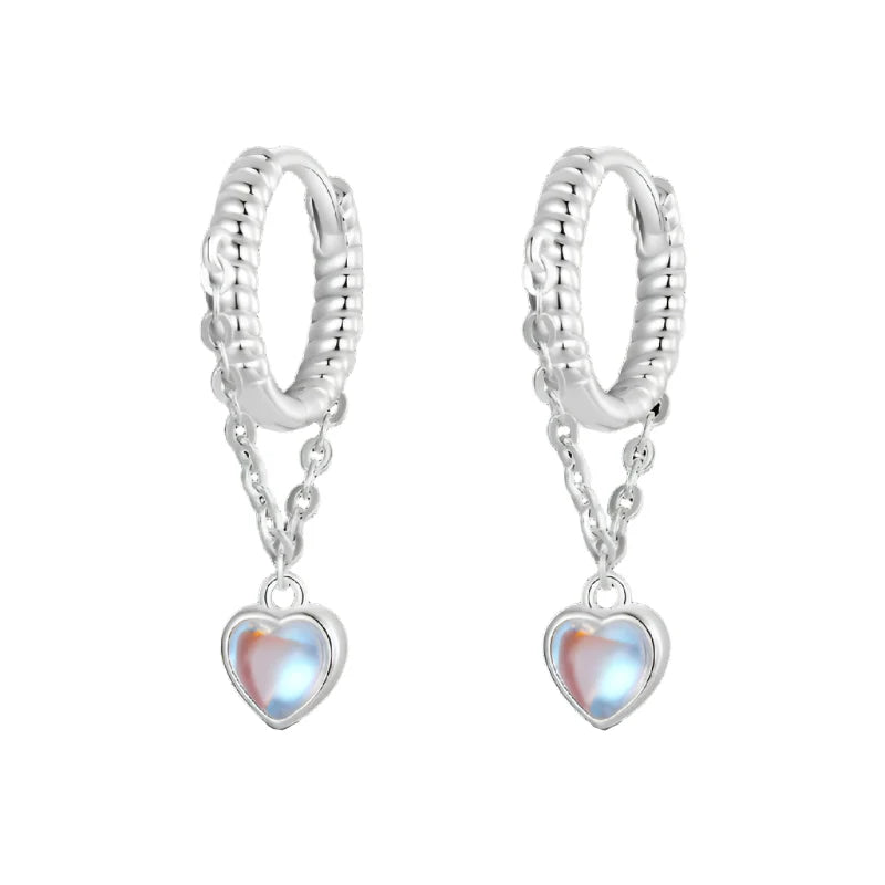 Heart Dangle Earrings
