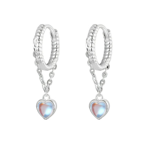 Heart Dangle Earrings